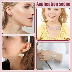 60 шт. Прозрачные акриловые бусины&nbsp;OACR-ME0001-24