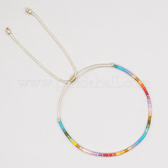 Verstellbare Kunststoff-Perlenarmbänder mit Schiebeverschluss&nbsp;YS6543-4