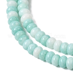 Треснувшая непрозрачная нить стеклянных бусин&nbsp;GLAA-D306-A10