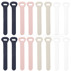 24 шт. 4 цвета искусственной кожи фиксатор молнии сменный для ремонта сумочки для багажа аксессуары&nbsp;DIY-GF0011-62A