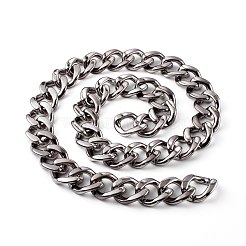 Уф покрытие абс пластик бордюрные цепи AJEW-JB00965-04