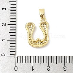 Латунные микро проложить кубического циркония подвески ZIRC-C012-01G-21