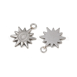 Оправы для подвесок из нержавеющей стали 304 в виде кабошонов&nbsp;STAS-A129-02P