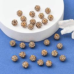 Бусины со стразами&nbsp;LS-RB-H284-6MM-Half-246