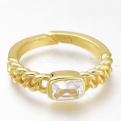 Регулируемые латунные микропрофилированные кубические кольца из циркония&nbsp;LS-ZIRC-I049-39G-01