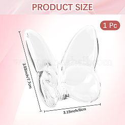 Стеклянные бабочки-декорации AJEW-WH20019-14C