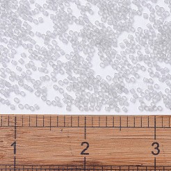 MIYUKIデリカビーズ  シリンダー  日本製シードビーズ  11/0  （db1271)マットグレーの透明な霧  1.3x1.6mm  穴：0.8mm  約10000個/袋  50 G /袋&nbsp;SEED-X0054-DB1271