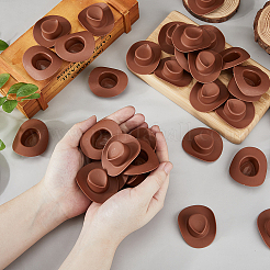 40шт. пластиковые кукольные шапочки&nbsp;AJEW-DC0003-40