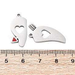 Подвески из нержавеющей стали 304 с эмалью STAS-H235-04A-P