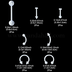 14 шт. 7 стиля акриловые украшения для пирсинга DIY-FS0005-41