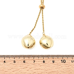 Halsketten mit Kettenanhängern aus Edelstahl 304 für Damen&nbsp;NJEW-A068-01C-G