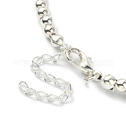 Collana con perline rotonde miste sintetiche e naturali&nbsp;NJEW-TA00105