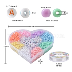 Набор для изготовления браслета с круглыми буквами своими руками DIY-YW0004-96