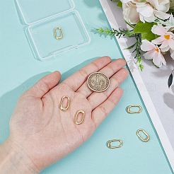 6 шт. латунные пружинные кольца-затворы KK-BC0014-89