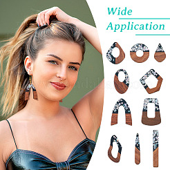 Набор для изготовления двухцветных серег с подвесками своими руками&nbsp;DIY-TA0009-01B