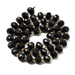 Натуральный черный турмалин бисер нитей&nbsp;G-K380-A06-01