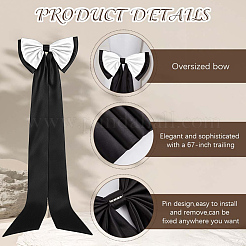 Nœud papillon amovible en polyester&nbsp;AJEW-WH20020-205G