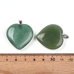 Естественный зеленый авантюрин подвески&nbsp;G-S364-006B