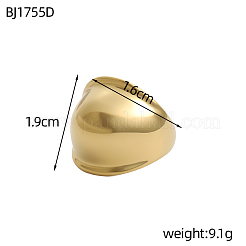 Fingerringe aus Edelstahl 304&nbsp;STAS-OY016-92G