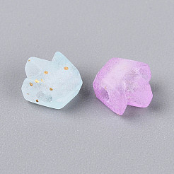 Матовые прозрачные акриловые бусины&nbsp;FACR-T009-01A