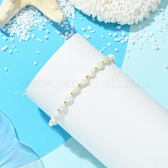 Armbänder aus natürlichen Süßwasserzuchtperlen mit Kartoffelmotiven für Damen&nbsp;BJEW-JB13747
