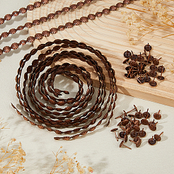 Полоски железных гвоздей&nbsp;FIND-WH0148-752R