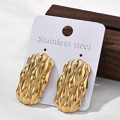 Pendientes de acero inoxidable 304 para mujer&nbsp;EJEW-K306-27G