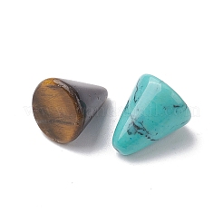 Круглый конусный орнамент из смешанных драгоценных камней из натуральных и синтетических камней G-K359-01A