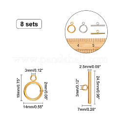 Застежки-кольца из нержавеющей стали 304 STAS-UN0007-66