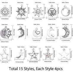 Сплавочные подвески тибетского стиля&nbsp;TIBEP-SC0001-32AS