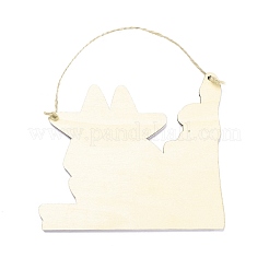 Panneau de densité du jour de l'indépendance ornement mural en bois pendentifs de plaque de porte&nbsp;HJEW-C004-08