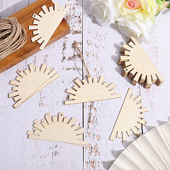 26 pièce de tranches de bois non finies&nbsp;DIY-CA0006-32