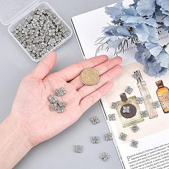 Сплавочные овальные бусины тибетского стиля &nbsp;TIBEB-FH0001-32AS-RS