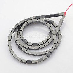 Гальванизировать немагнитных синтетический гематит бисер пряди&nbsp;G-J213A-02A