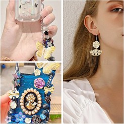 DIYジュエリー作りキット  不透明アクリルビーズとペンダント  混合形状  パープル  17.5~22.5x15~29x3.5~7mm  穴：1~2mm  約20g /セット  20~25個/セット&nbsp;MACR-CJC0004-20B