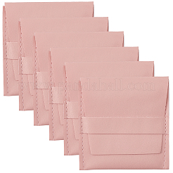 Custodie quadrate per gioielli in pelle pu&nbsp;PAAG-CL0001-02A