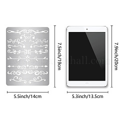 Трафареты для резки металла из нержавеющей стали DIY-WH0289-096