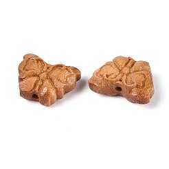 Натуральные бусины из дерева бокоте&nbsp;WOOD-N021-03B