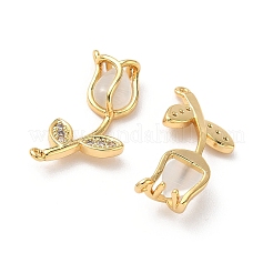 Латунные микро проложить кубического циркония подвески&nbsp;KK-D504-16G