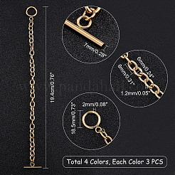 Браслеты-цепочки из нержавеющей стали 304 унисекс&nbsp;BJEW-UN0001-09