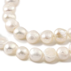 Brins de perles de culture d'eau douce naturelles&nbsp;PEAR-A006-04D