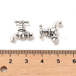 Сплавочные овальные бусины тибетского стиля  FIND-C043-069AS