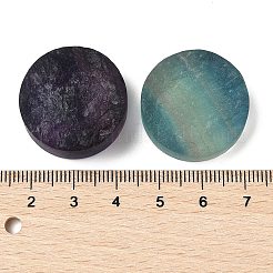 天然の蛍石カボション  フラットラウンド  25x7~10.5mm&nbsp;G-K338-39E-04