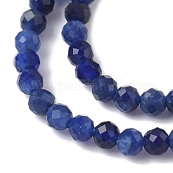 Природный содалит бисер нитей G-D306-A01-2mm-A