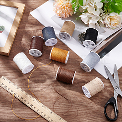 9 цвет круглый вощеный полиэфирный шнур&nbsp;YC-PH0002-50B