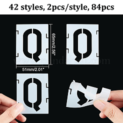 42 Stück 42 Arten wiederverwendbare Haustier-Zeichnungsschablone&nbsp;DIY-WH0374-80