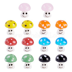 14шт 7 цвета бусины лэмпворк ручной работы&nbsp;LAMP-TA0001-89