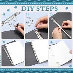 Железный блокнот с 3 кольцом FIND-WH20007-15B-P