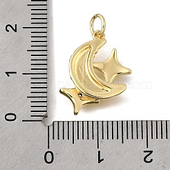 Латунные микро проложить кубического циркония подвески&nbsp;KK-U072-16G