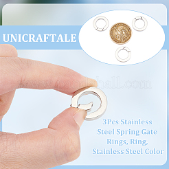 3 шт. пружинные запорные кольца из нержавеющей стали&nbsp;FIND-UN0016-54B